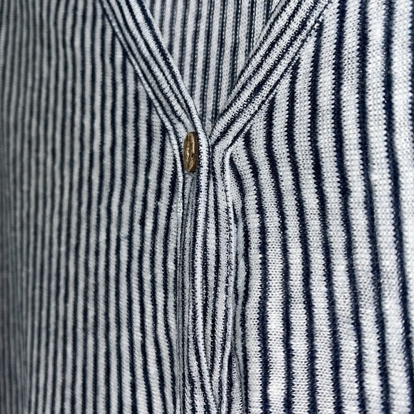 Rachel Zoe sleeveless button down striped Summer top Sz S - Picture 6 of 10